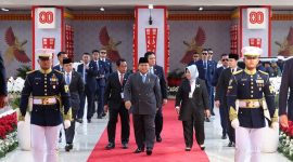 Presiden Prabowo saat berpidato tegas melawan “serakahnomics” di Sidang Tahunan MPR/DPR. (Dok. Tim Media Prabowo)
