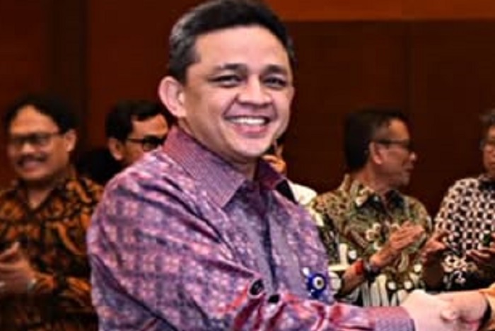 Direktur Jenderal Anggaran Luky Alfirman memaparkan pembukaan blokir anggaran Rp168,5 triliun. (Facebook.com Kementerian Keuangan Republik Indonesia
)