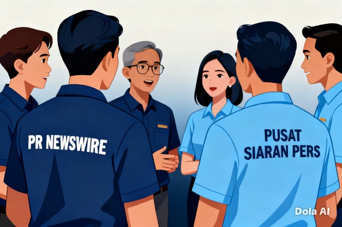 Kolaborasi PR Newswire–PSPI menjadi langkah strategis dalam meningkatkan penyebaran informasi korporasi. (Dok. Kreasi Cici AI)