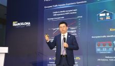 Steven Zhao, delivering a keynote speech titled "Moving Towards the All Intelligence Era, Net5.5G Leads Intelligent IP Innovation"