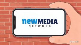 Pendiri Persrilis.com Budi Purnomo Karjodihardjo saat mengumumkan kemitraan distribusi press release digital bersama New Media Network (NMN) di Jakarta. (Dok. Persrilis.com)
